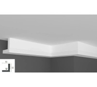 Плинтус EliteDecor ввиде карниза для скрытой подстветки C967 гибкий