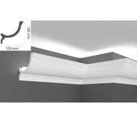 Плинтус EliteDecor ввиде карниза для скрытой подстветки C973