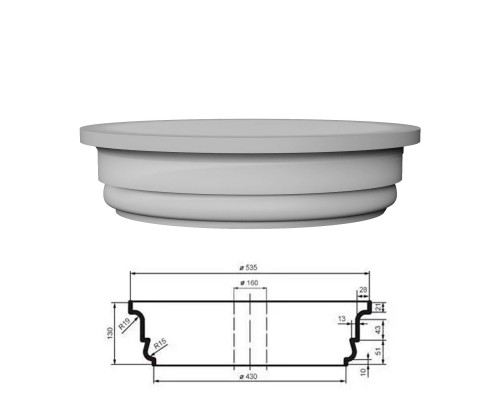 Колони капітель Elite 103-1