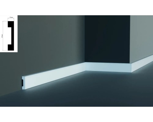 Молдинг Elite у вигляді плінтуса CR931 гнучкий