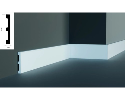 Молдинг Elite у вигляді плінтуса CR932 гнучкий