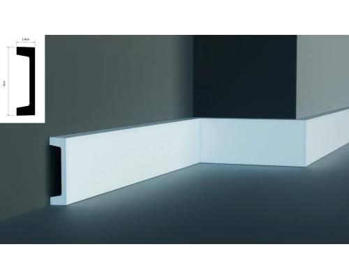 Молдинг Elite у вигляді плінтуса CR951