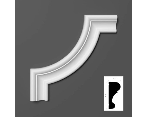 Угловой элемент 522-1 к молдингу Elite 522