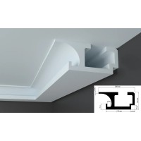 Карниз EliteDecor для скрытой подстветки Tesori KD409