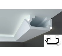 Карниз EliteDecor для скрытой подстветки Tesori KD410