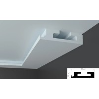 Карниз EliteDecor для скрытой подстветки Tesori KD411
