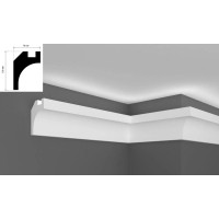 Карниз EliteDecor для скрытой подстветки Tesori KD412