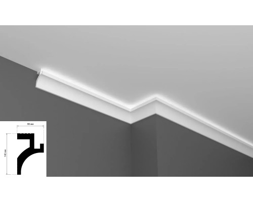 Карниз EliteDecor для прихованої підствітки Tesori KD413