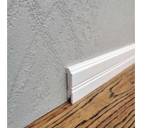Плинтус MDF Plinth 60мм рельеф белый 