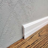 Плинтус MDF Plinth 60мм рельеф белый 