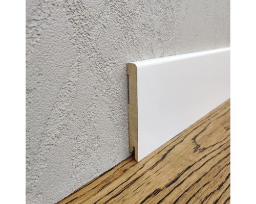 Плинтус MDF Plinth 100мм белый