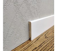 Плинтус MDF Plinth 80мм белый