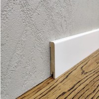 Плинтус MDF Plinth 80мм белый