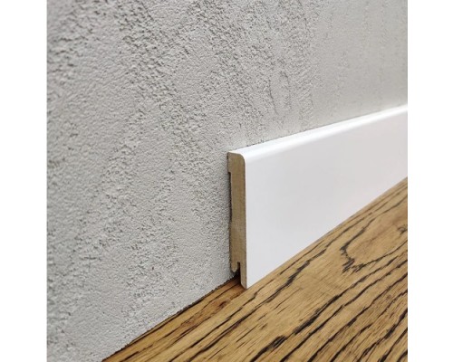 Плинтус MDF Plinth 80мм белый