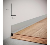 Плинтус алюминиевый (мини-плинтус, антиплинтус) WT профиль NL30 30мм