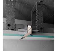 Профіль алюмінієвий розділюючого тіньового шва для LED підсвічування роздільний WT P14-2