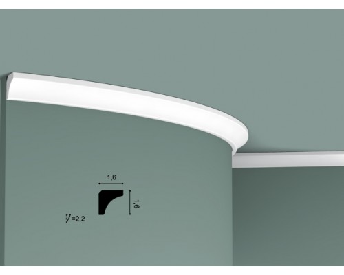 Профиль потолочный/стеновой Orac Decor C250 гибкий для эркеров