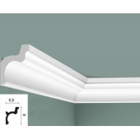 Полиуретановый плинтус Orac Decor для скрытой подстветки C328