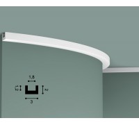 Профіль стельовий/стіновий Orac Decor CX190 гнучкий для еркерів