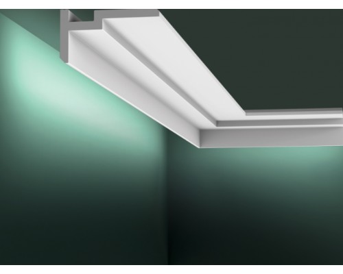 Полиуретановые плинтуса Orac Decor для скрытой подстветки CX197