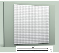 Настінна поліуретанова 3D панель Orac w117