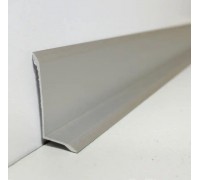 Плинтус алюминиевый (мини-плинтус) WT профиль BD6 25мм анодированное серебро