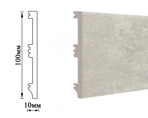 Плінтус Umi 100мм бетон