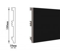 Плинтус Umi 100мм чорный