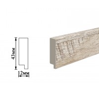 Плинтус Umi 43мм сосна состаренная