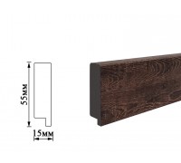Плинтус Umi 55мм дуб темный
