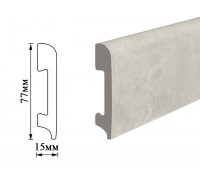 Плинтус Umi 77мм бетон