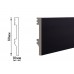 Плінтус Umi 80мм чорний