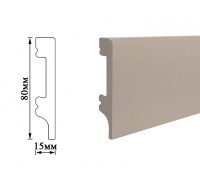 Плинтус Umi 80мм бежевый 