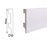 Плинтус Umi 80мм white