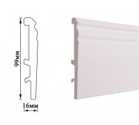 Плинтус Umi 99мм white