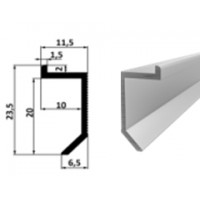 Плинтус теневого шва WT Profil 112 20 мм