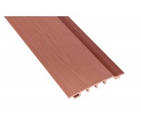 Фасадная доска Polymer&Wood тип Сайдинг цвет Merbau