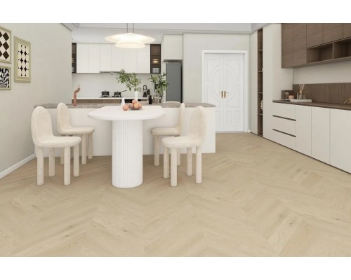 Виниловый ламинат BLISSGROUND SPC Chevron Line Malibu Dream