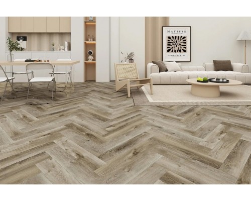 Виниловый ламинат BLISSGROUND SPC Herringbone Line Cancun